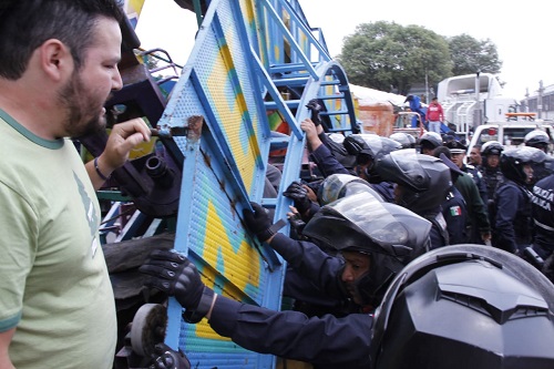 Se estableció una mesa de diálogo con los comerciantes. (Claudia Aguilar)