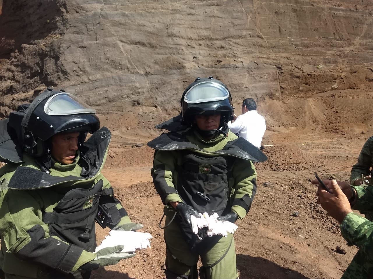El ejército se encargó de destruir explosivos encontrados en Salamanca. Archivo.