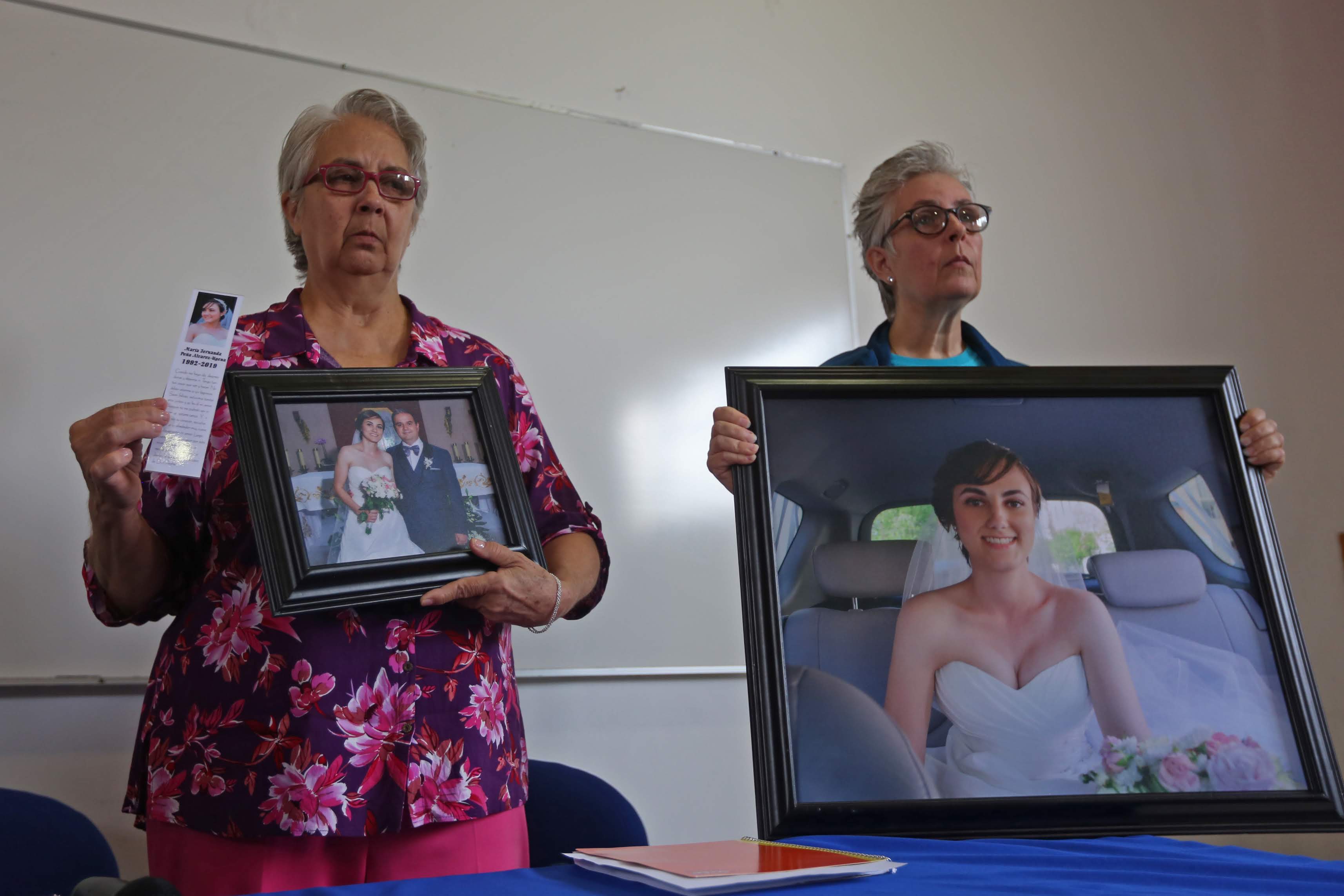 Familiares de María Fernanda exigen que el acompañante de Joao Maleck, José Eduardo Márquez García, declare. (Fernando Carranza)
