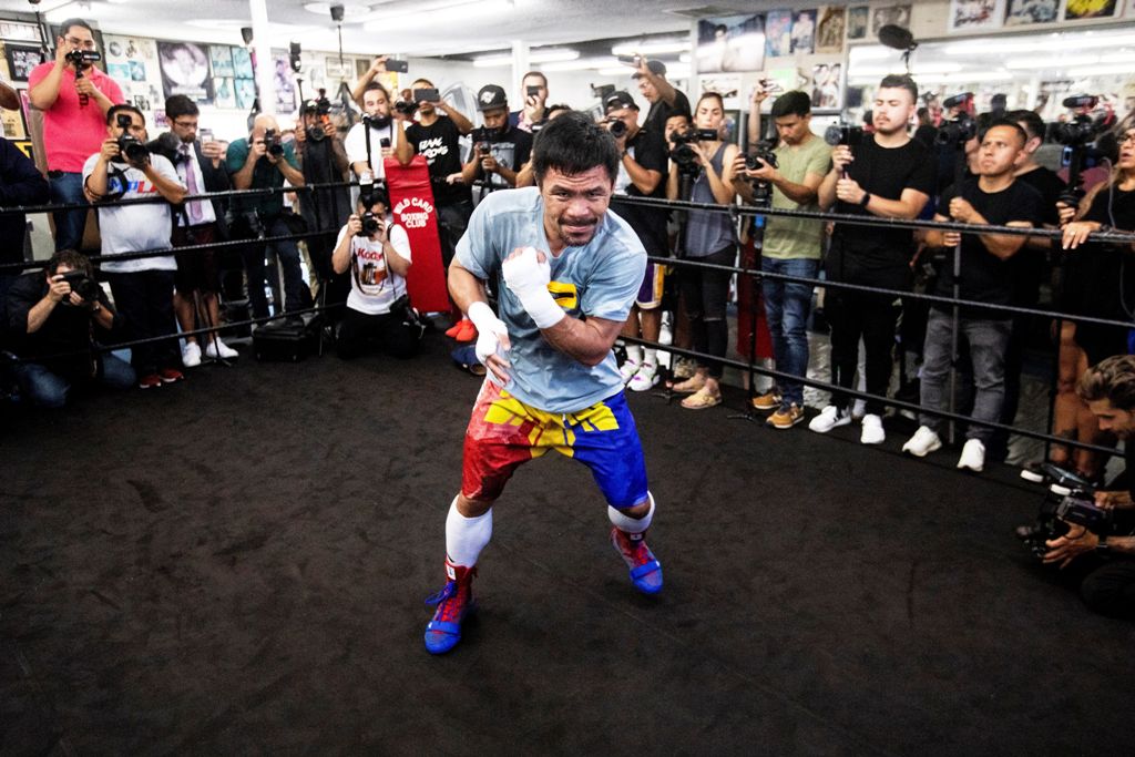 Manny Pacquiao quiere demostrar que 40 años son sólo un número (EFE)