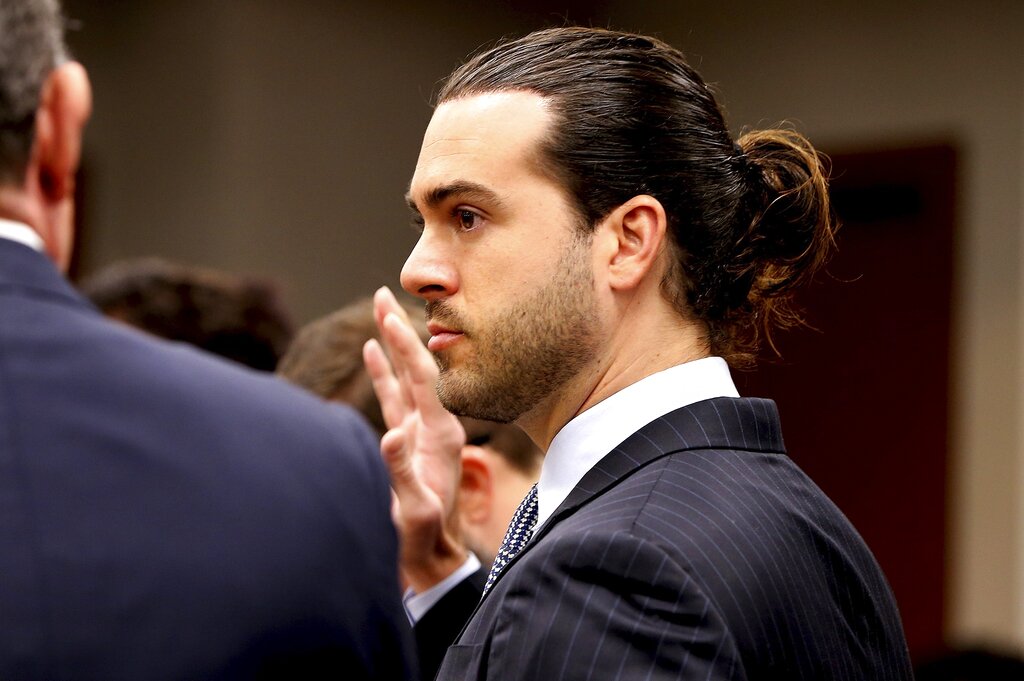Pablo Lyle en audiencia para resolución del caso del que se le acusa (AP).