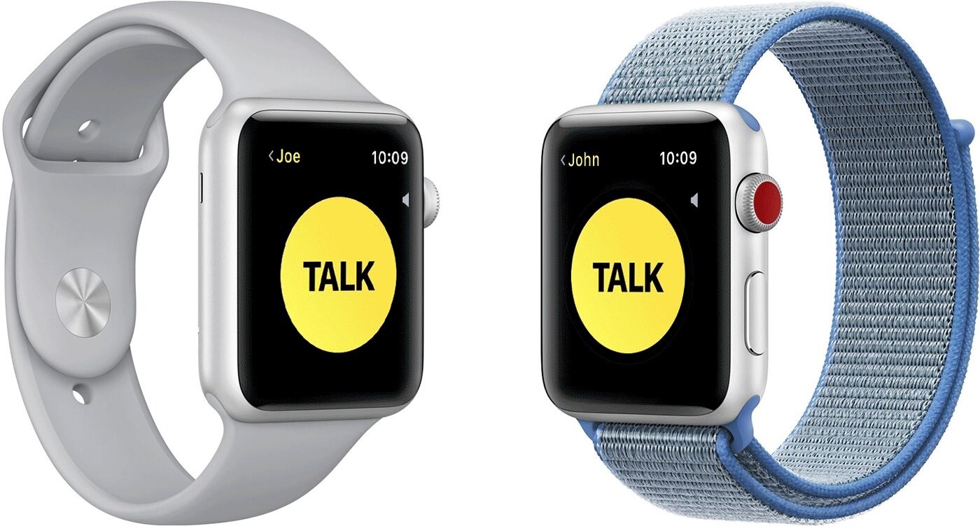 'Walkie-Talkie' del Apple Watch permite una conversación entre dos usuarios. (DPA)