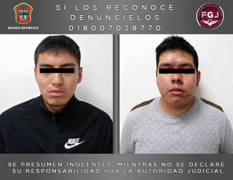 Fueron aprehendidos en la colonia El Sol, en Nezahualcóyotl, donde pretendían ocultarse para evadir la acción de la justicia. (ESPECIAL)