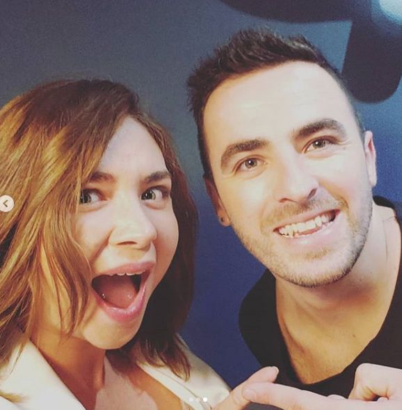 Daniela Luján y Martín Ricca tienen emotivo reencuentro (Instagram).