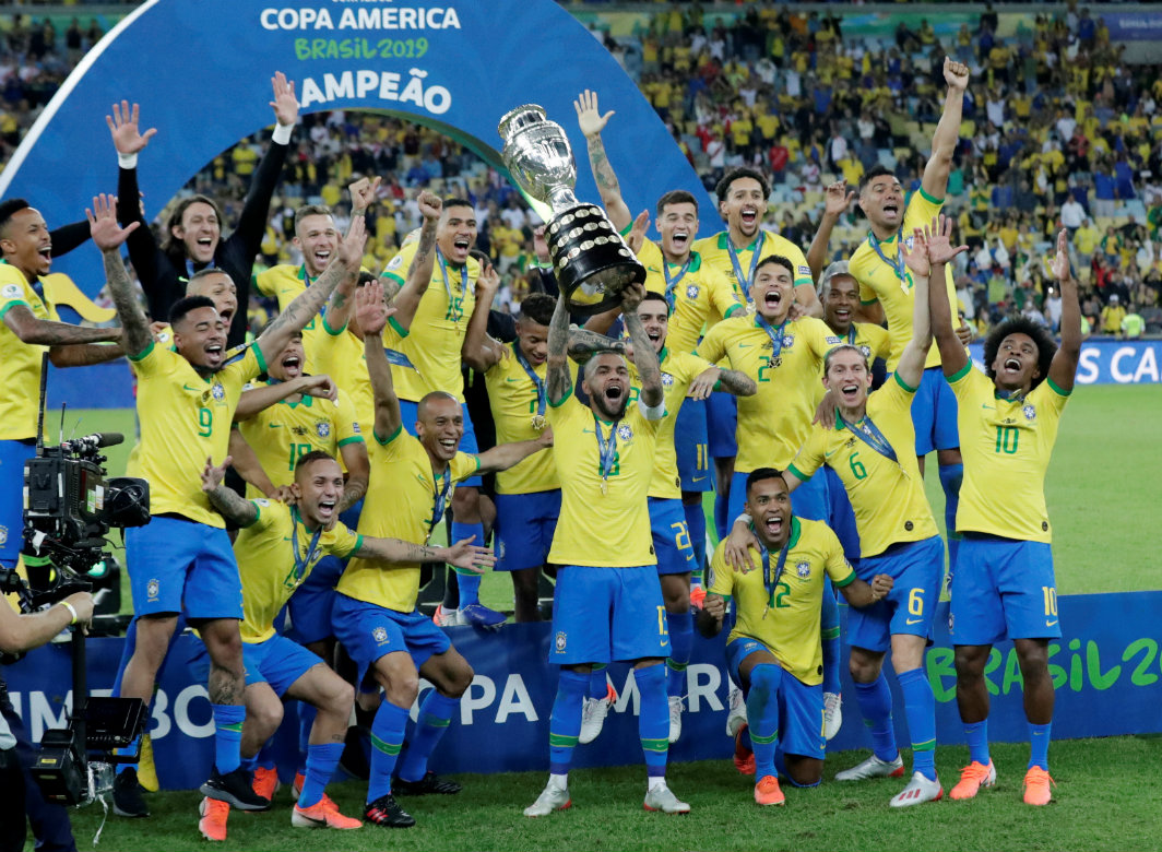 Según estadísticas, Brasil fue el mejor equipo de la Copa América (Reuters)