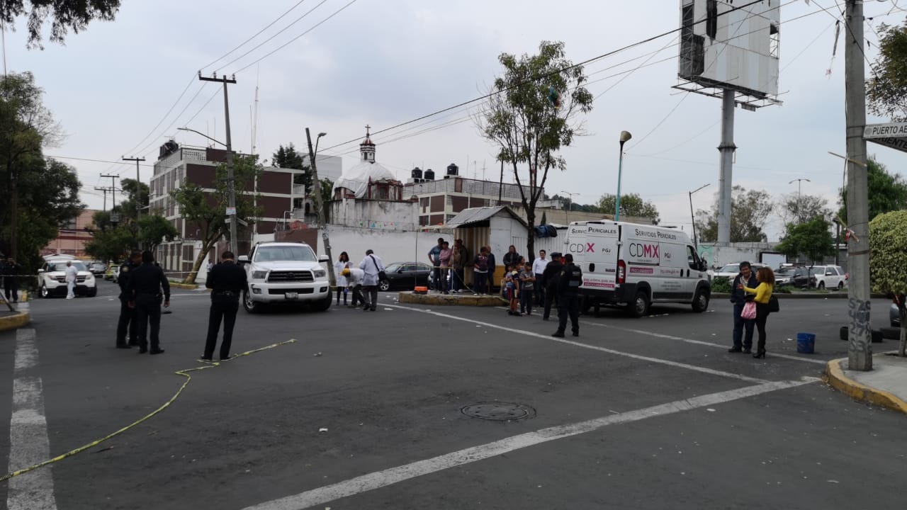 Una mujer murió luego de ser atropellada en la colonia Peñón de los Baños. (Jorge Becerril)
