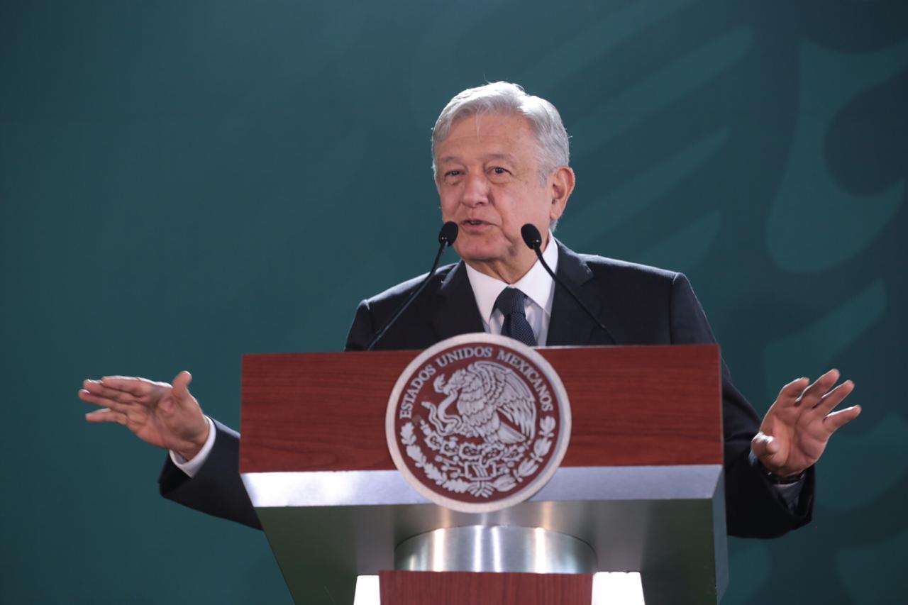 El presidente López Obrador realizó su tradicional conferencia en Nayarit. (Jesús Quintanar)