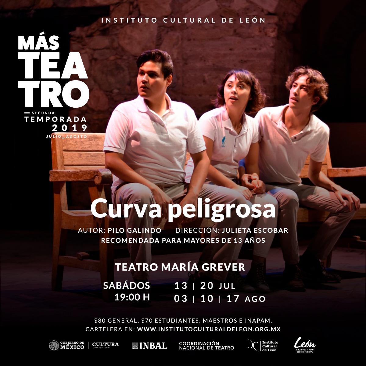 Segunda temporada Más Teatro 2019