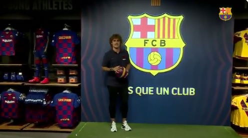 Antoine Griezmann ya está en Barcelona para ser presentado (Twitter @FCBarcelona_es)