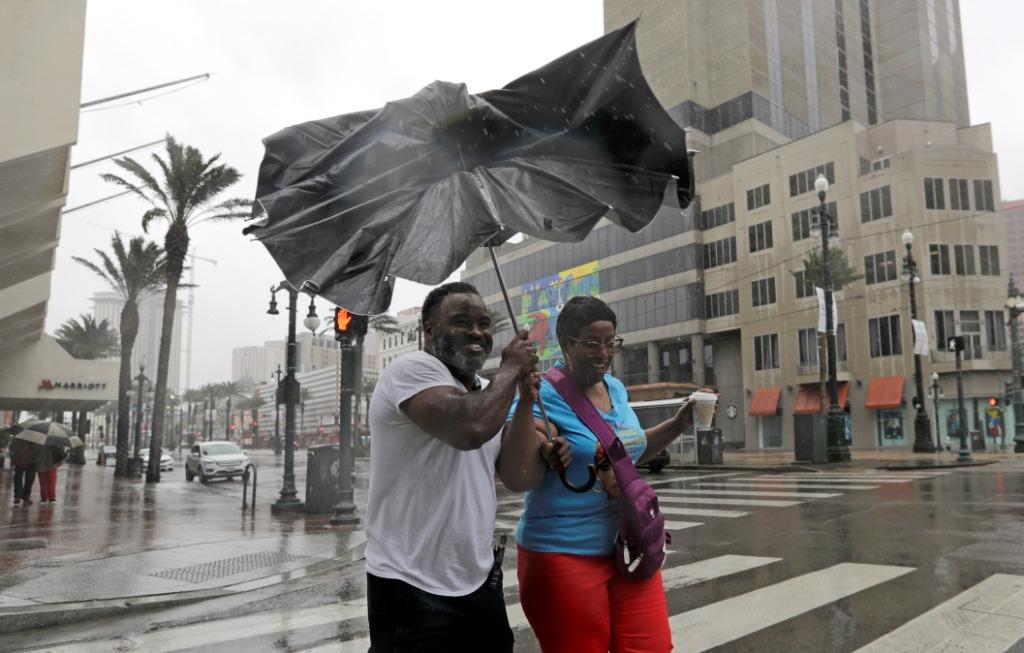 'Barry' toca tierra en Lousiana, Estado Unidos. | AP