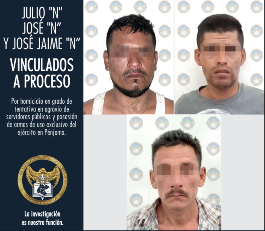 Fiscalía de Guanajuato da prisión preventiva a atacantes de policías. Especial.