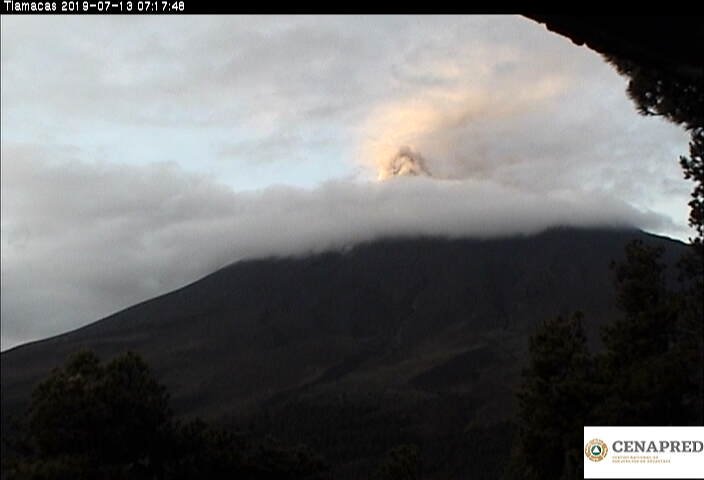 Presenta Popocatépetl 11 horas de tremor (Especial)