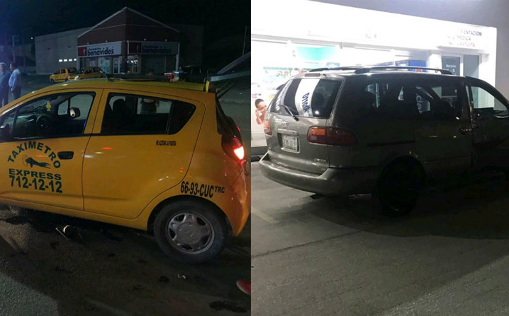 Torreón: Choca contra taxi y abandona su camioneta- Grupo Milenio
