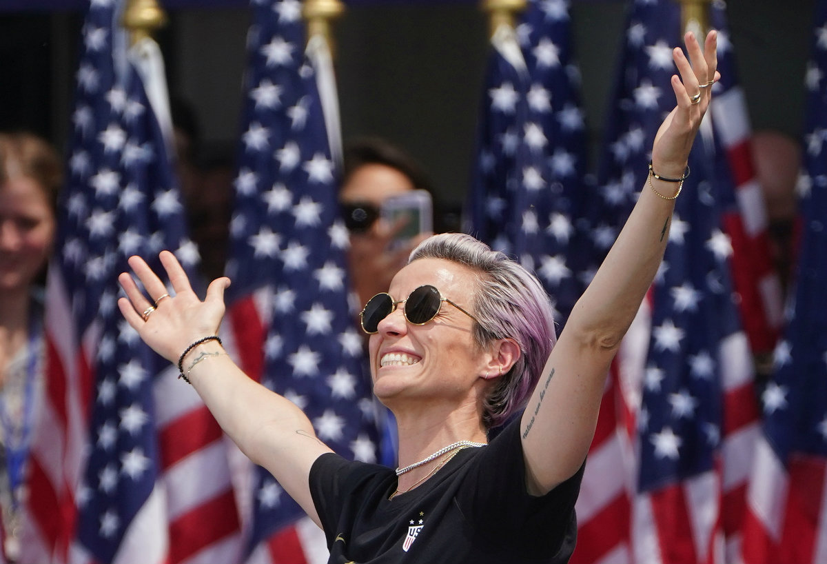 Megan Rapinoe, futbolista estadunidense (Reuters)