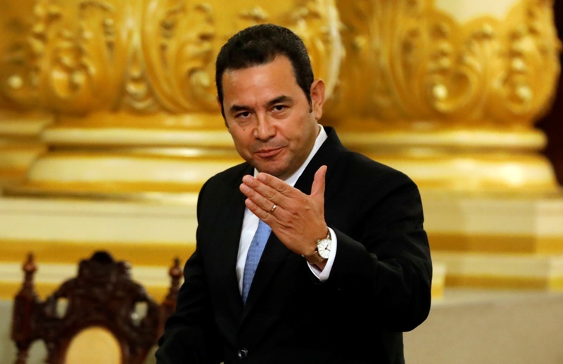Jimmy Morales, Presidente de Guatemala. (Reuters)