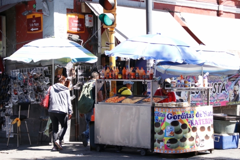 Comerciantes ambulantes Puebla (Agencia Enfoque)