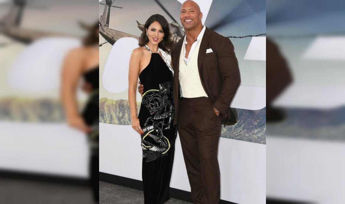 Eiza González y Dwayne Johnson en la premier de la cinta Rápidos y Furiosos: Hobbs and Shaw