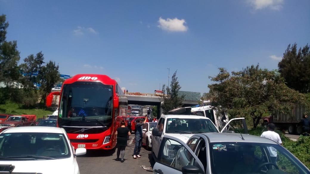 Hay 7 lesionados a raíz del accidente (Especial)