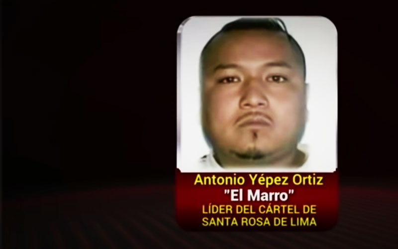 José Antonio Yépez Ortiz, El Marro, líder del cártel de Santa Rosa de Lima, en el municipio de Villagrán, en Guanajuato.