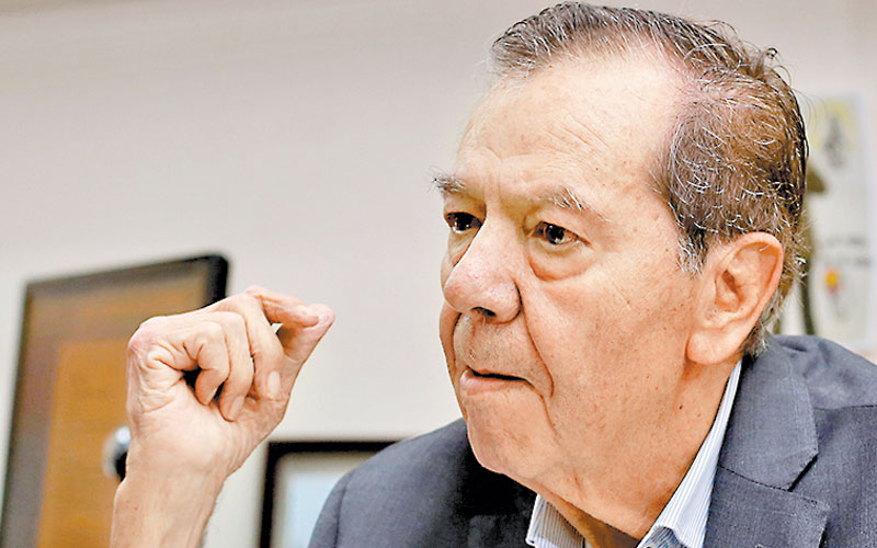 Porfirio Muñoz Ledo en ‘El asalto a la razón’. (Foto: Ariana Pérez)