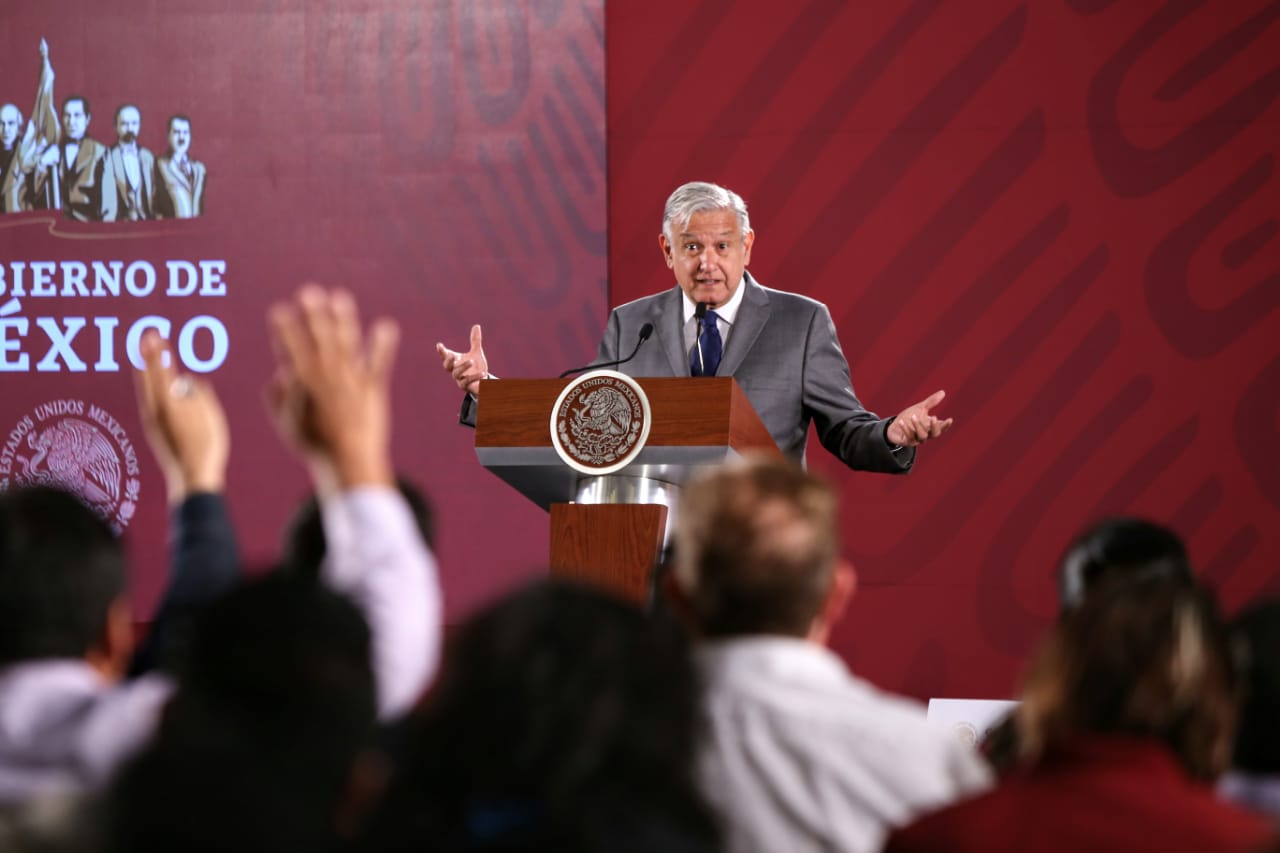 AMLO se refirió a diferentes puntos de interés nacional en su conferencia de prensa. (Juan Carlos Bautista)