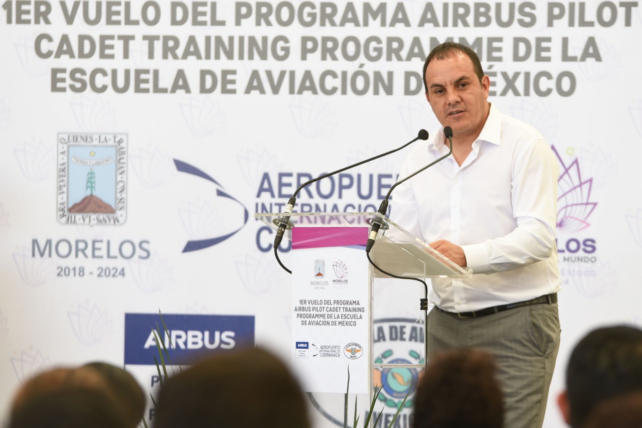 El gobernador de Morelos afirmó que el estado va "por un buen camino y en franco desarrollo".