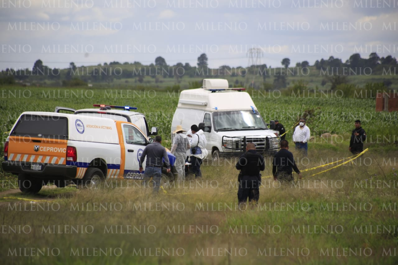 Hallan cadáver calcinado en San Pedro Cholula (Andrés Lobato)