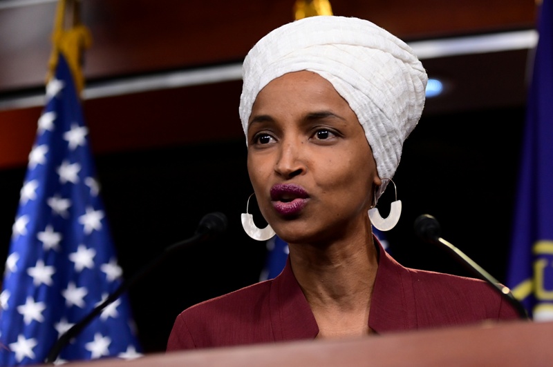 La legisladora Ilhan Omar. (Reuters)