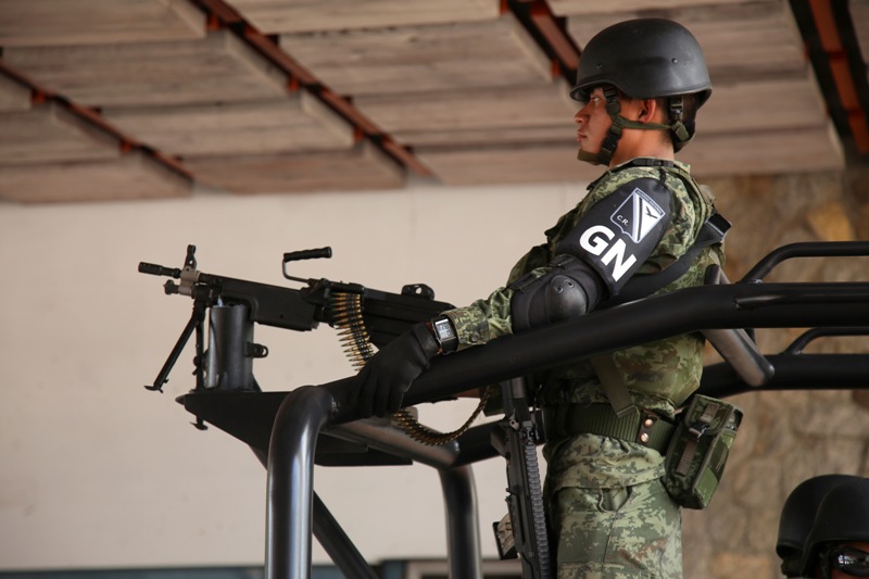 El personal que está citado para la evaluación física son elementos que irán a curso inductivo de la Guardia Nacional, según Montaño. (Cuartoscuro)