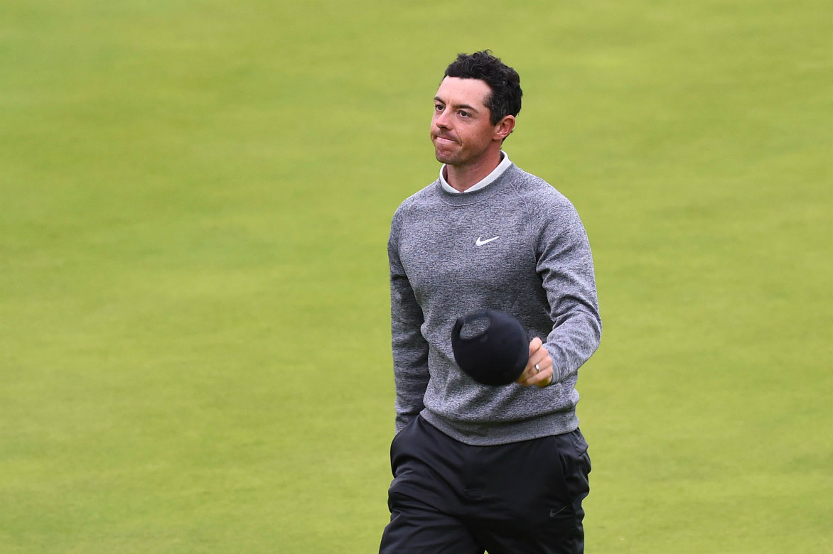 El British Open, sin Tiger Woods ni Rory Mcllroy (AFP)