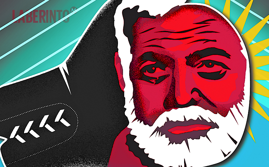 Hemingway fue apodado 'Kid Balzac' por su amigo Waldo Peirce. (Ilustración: Alfredo San Juan)
