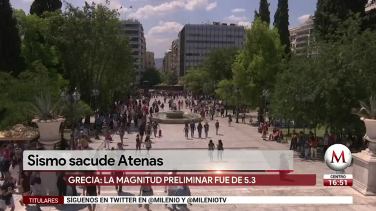 Sismo de magnitud 5.1 sacude Atenas
