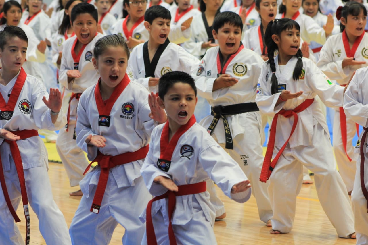 Conmemoran los 50 años de la práctica del taekwondo en Puebla (Daniela Manzano)