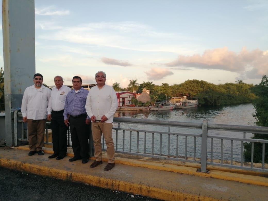 Francisco Garduño, comisionado del INM, realizó un recorrido en la frontera de México con Belice (@INAMI_mx)