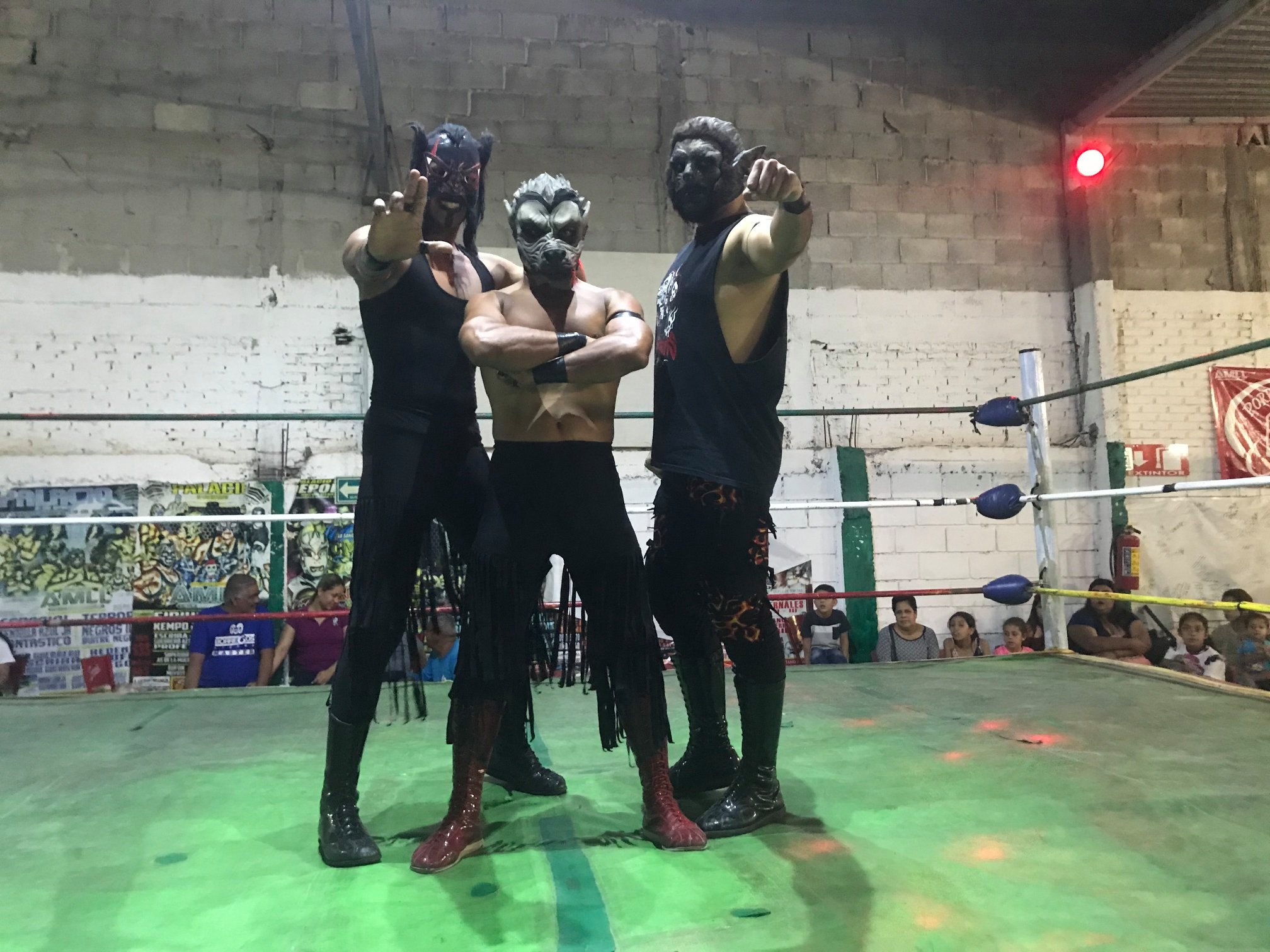 Los Licántropos del Ring se presentarán este domingo en el ring de la colonia Aviación. (Alejandro Jiménez)