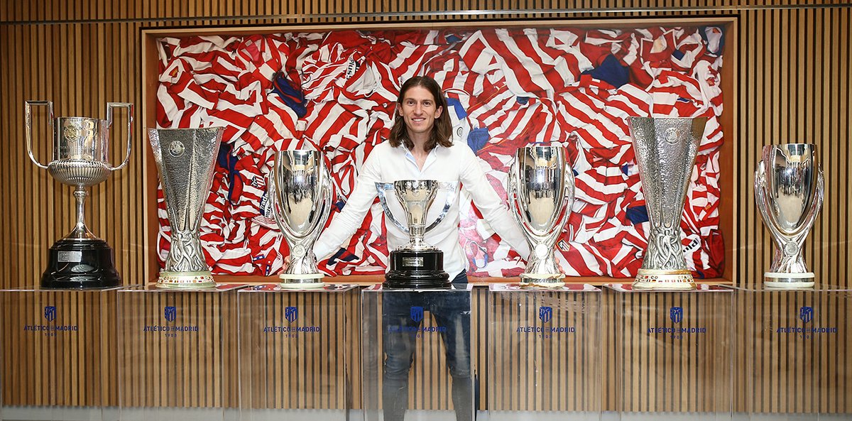 Filipe Luis se despide del Atlético de Madrid (Twitter: @Atleti)