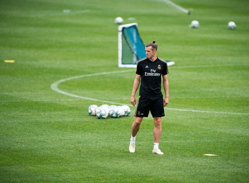 Gareth Bale en un entrenamiento con el Real Madrid (EFE)