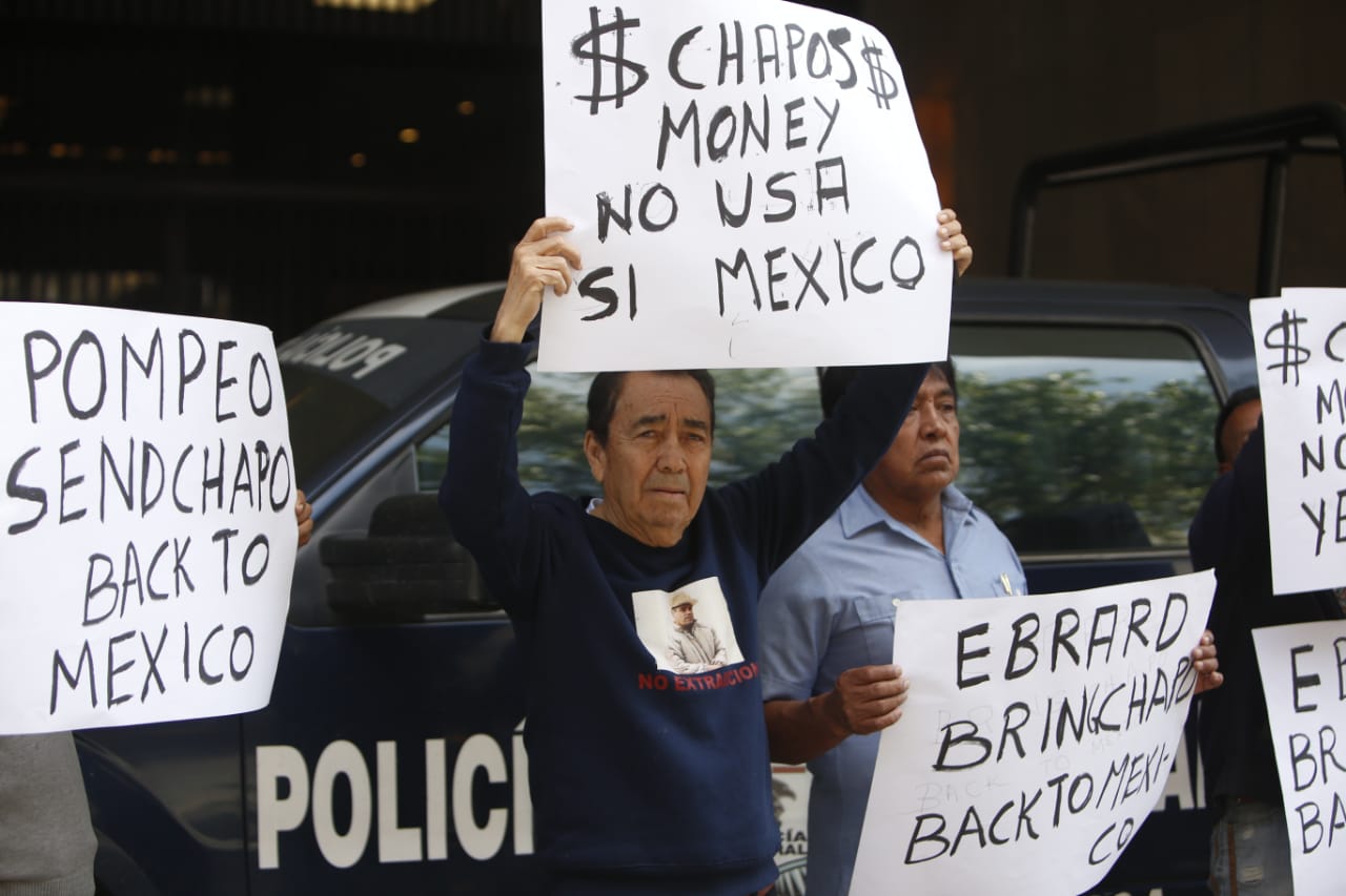 José Luis González Meza exigió a Mike Pompeo que 'El Chapo' sea repatriado a México (Ariana Pérez)