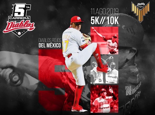 Carrera Diablos Rojos 2019 (Instagram @diablosrojosmx)