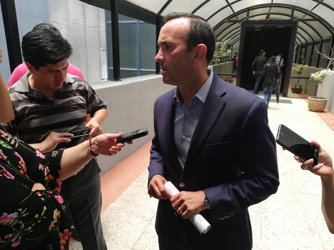 El coordinador del PAN, Carlos de la Fuente. (Eduardo Mendieta)