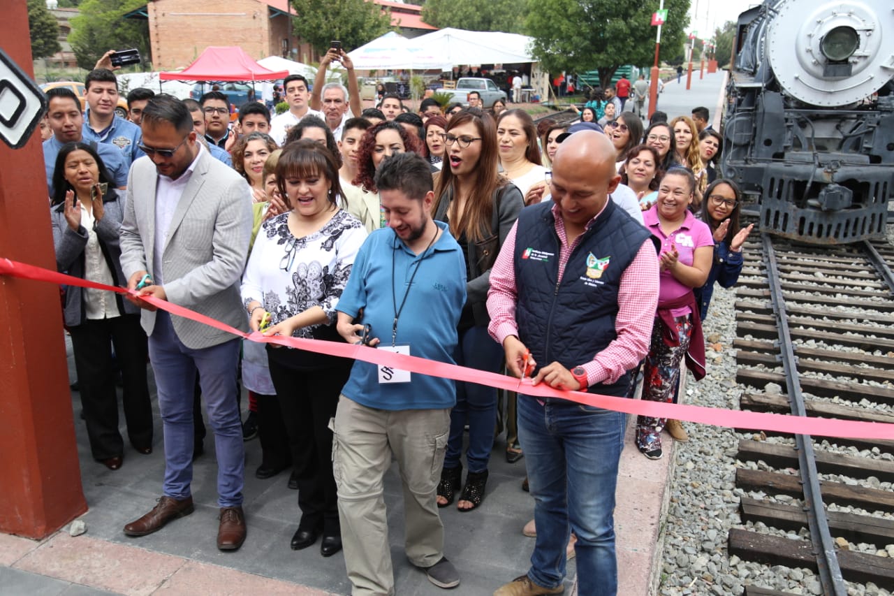 Inauguración de la Expo Emprendedores en el Museo Cultural del Ferrocarril. (Jorge Sánchez)
