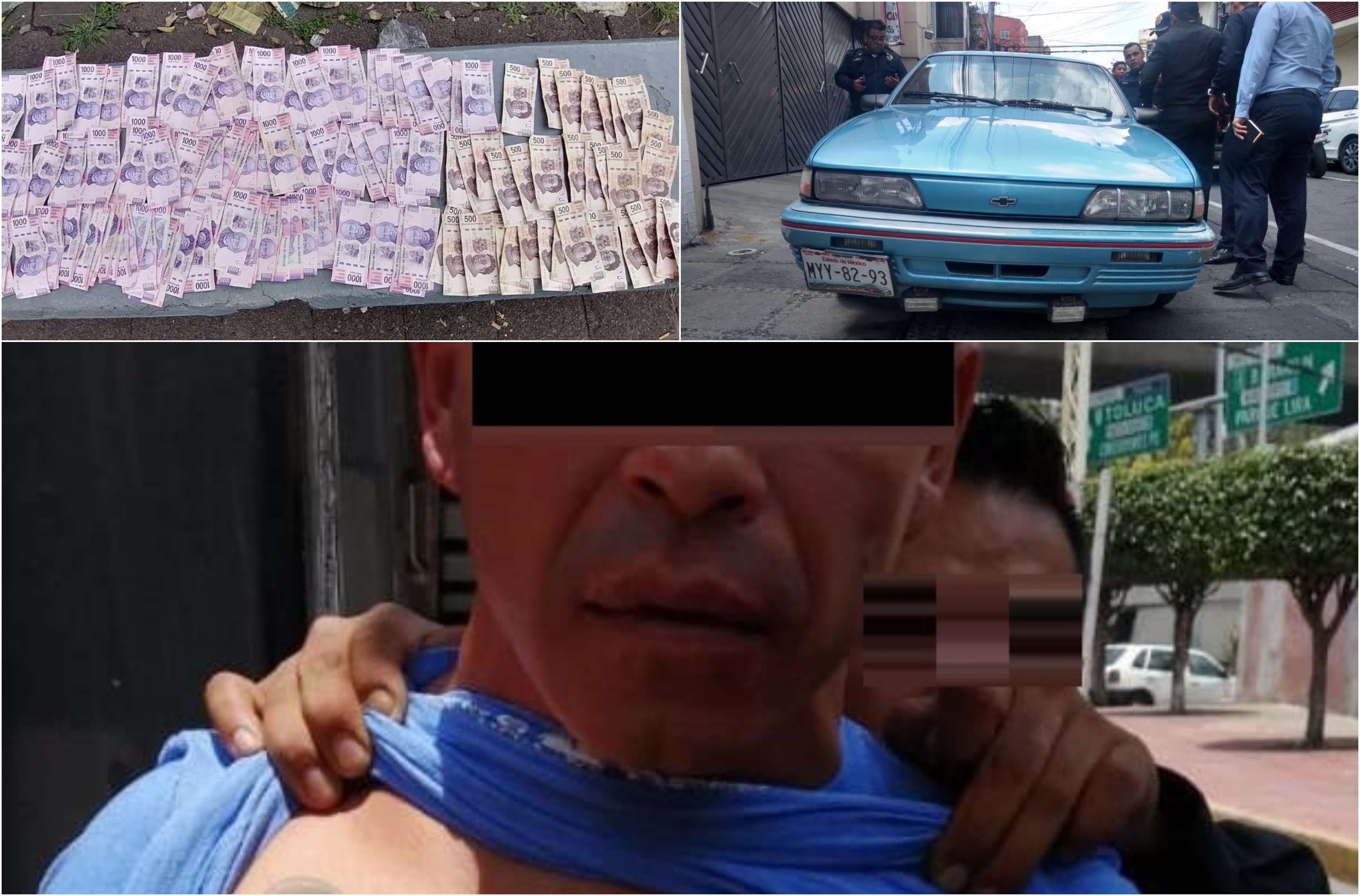 Los presuntos asaltantes fueron detenidos en el Viaducto.