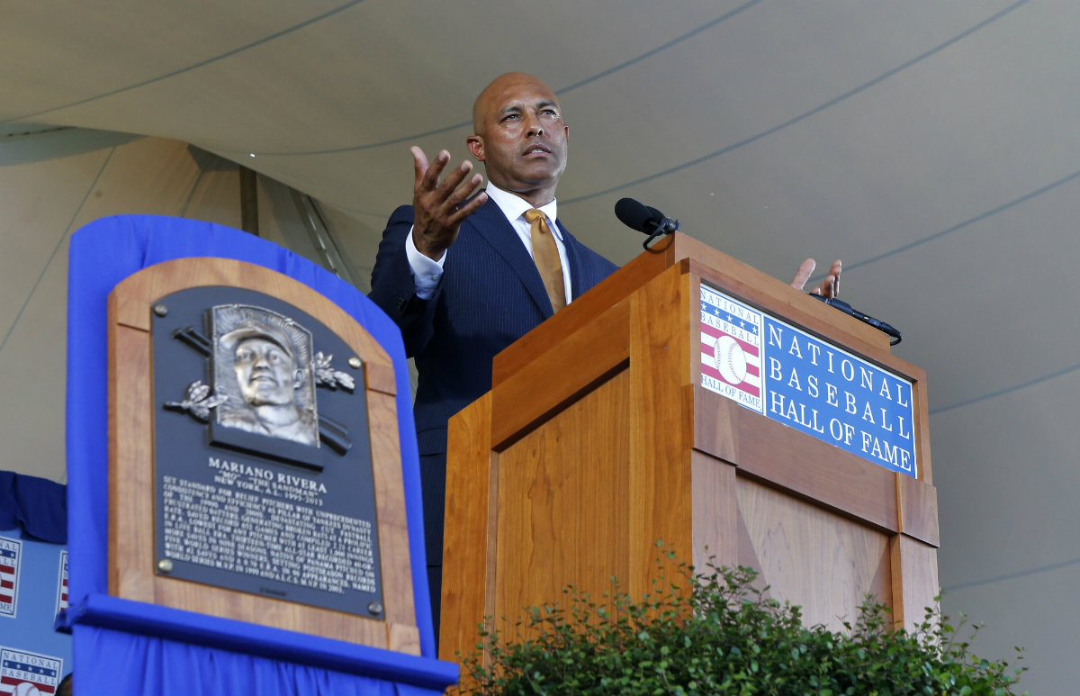 Mariano rivera ingresa al Salón de la Fama del beisbol (AFP)