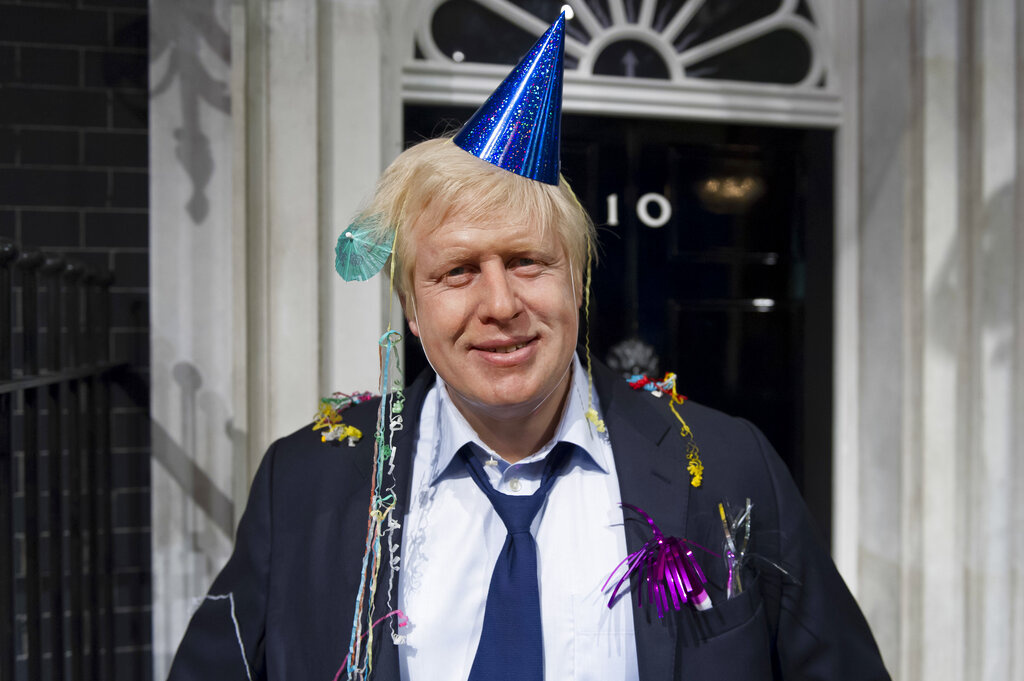 Boris Johnson después de su victoria de la alcaldía de Londres (AP Photo/Jonathan Short)