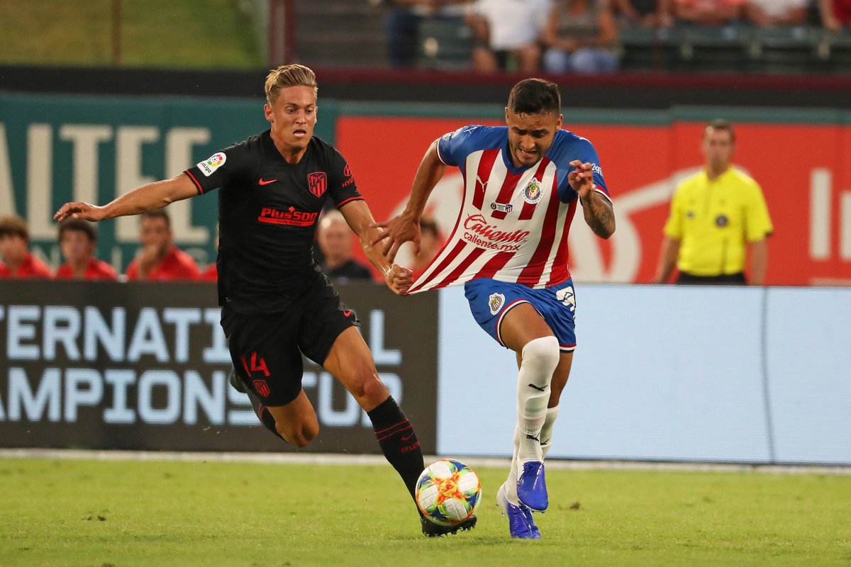 Chivas contra Atlético de Madrid por la International Champions Cup. (Twitter @Chivas)