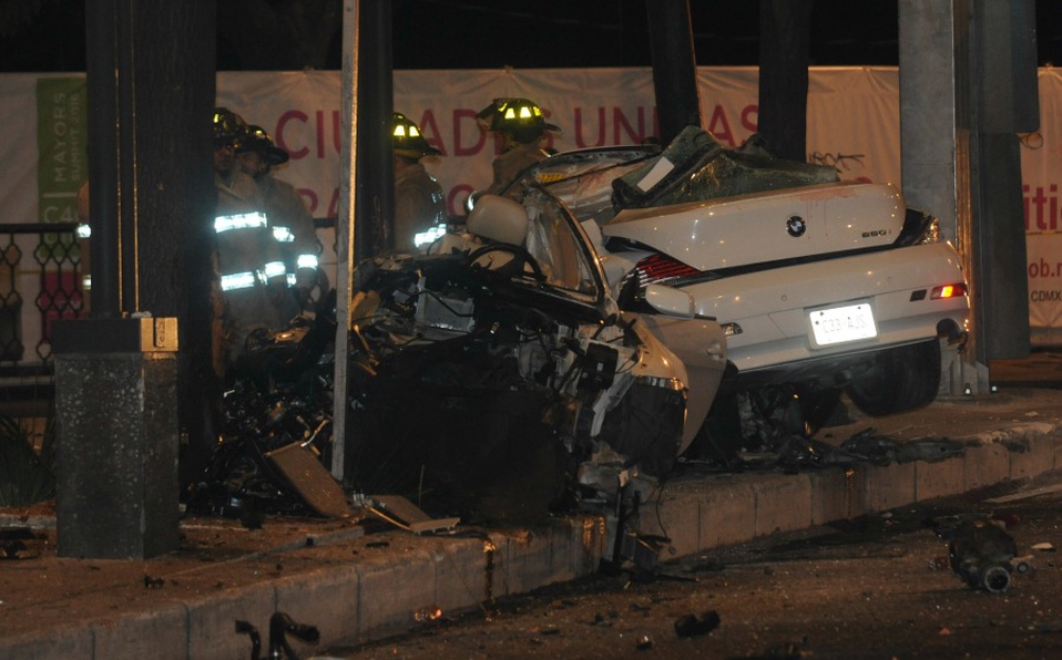 El conductor de BMW que chocó en Reforma quedó en liberta condicional tras pagar a víctimas. (Especial)