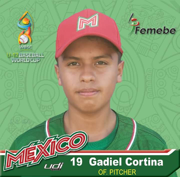 El pelotero tampiqueño, Gadiel Cortina. (Especial)