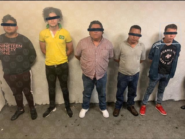 Cinco integrantes de la Unión Tepito fueron detenidos. (Jorge Becerril)