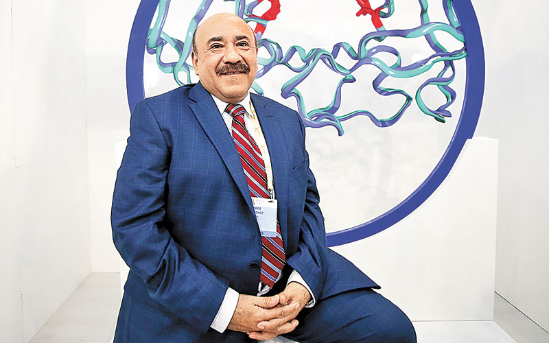 Jorge Sánchez, del Centro de Investigaciones Tecnológicas y Biomédicas. (Ariana Pérez)