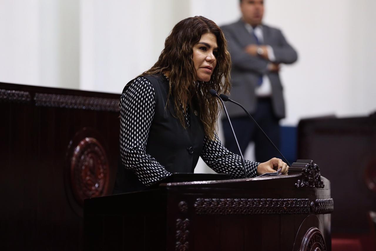 Mayka Ortega Eguiluz, diputada del grupo legislativo del PRI en el Congreso de Hidalgo. (Cortesía)